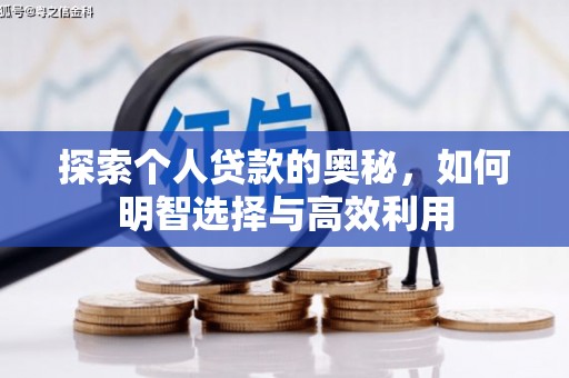 京山探索个人贷款的奥秘，如何明智选择与高效利用