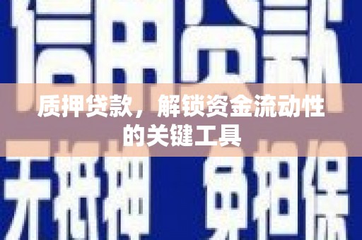 京山质押贷款，解锁资金流动性的关键工具