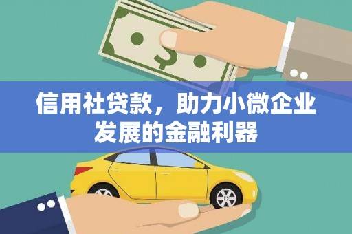 京山信用社贷款，助力小微企业发展的金融利器