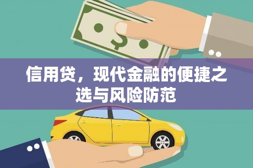 京山信用贷，现代金融的便捷之选与风险防范