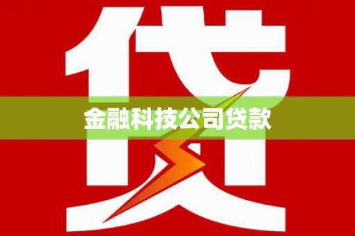 京山金融科技公司贷款