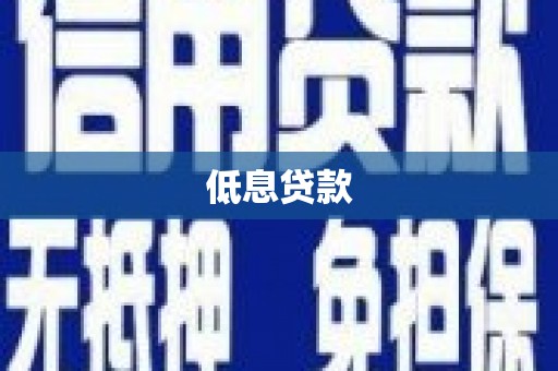 京山低息贷款